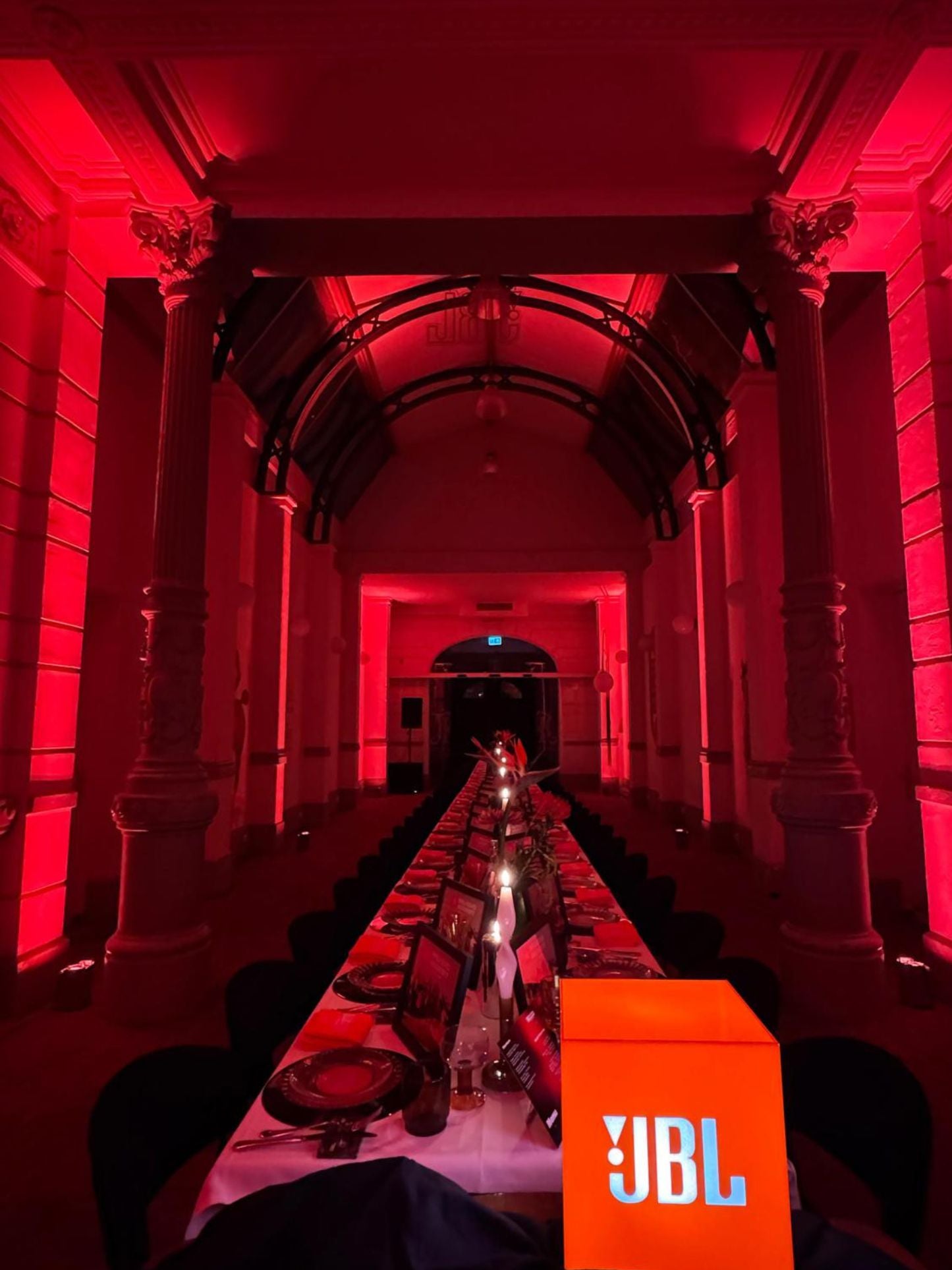 Custom Orange Napkins for JBL