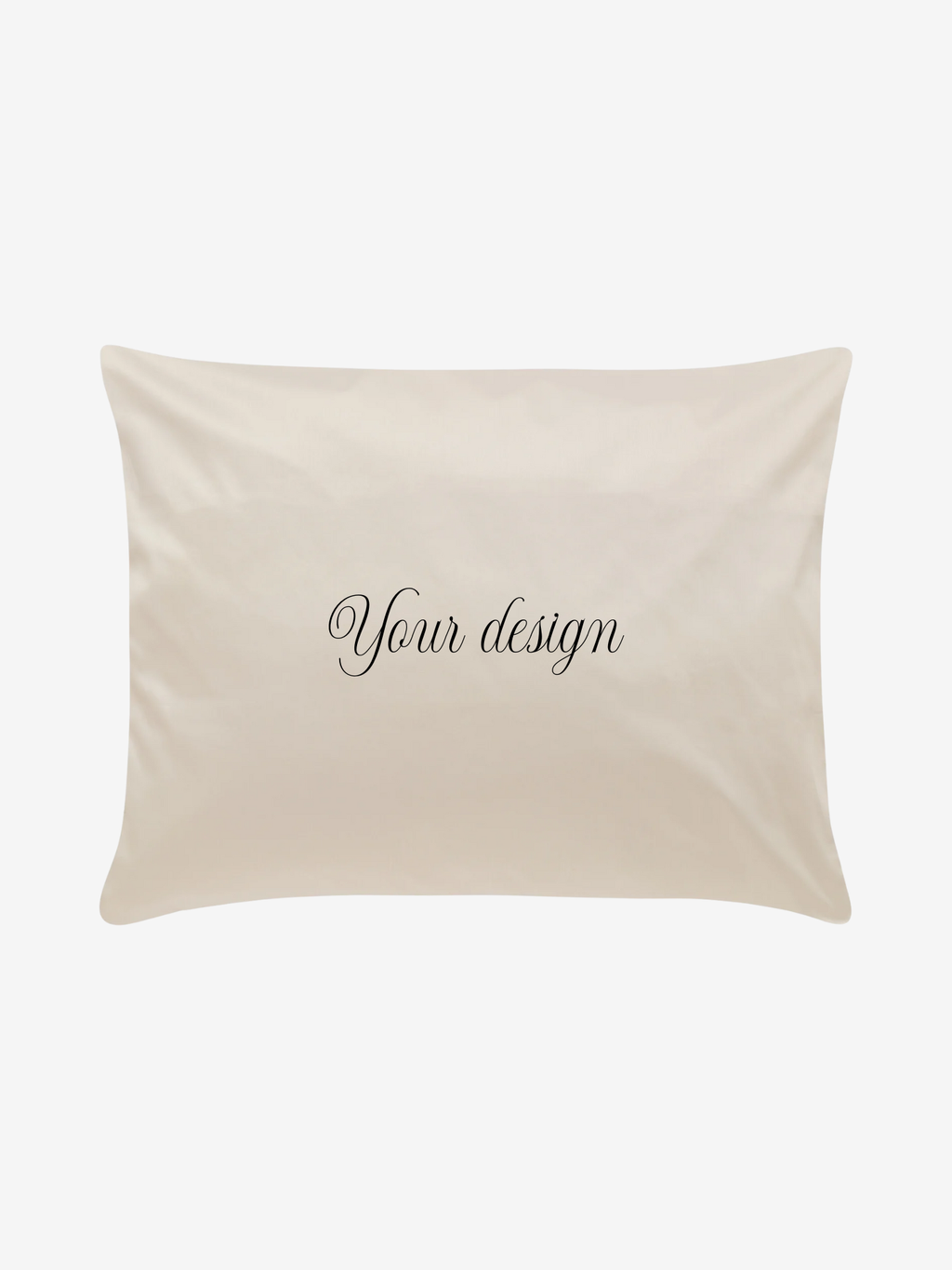 Pillowcase Beige 60 × 80 cm